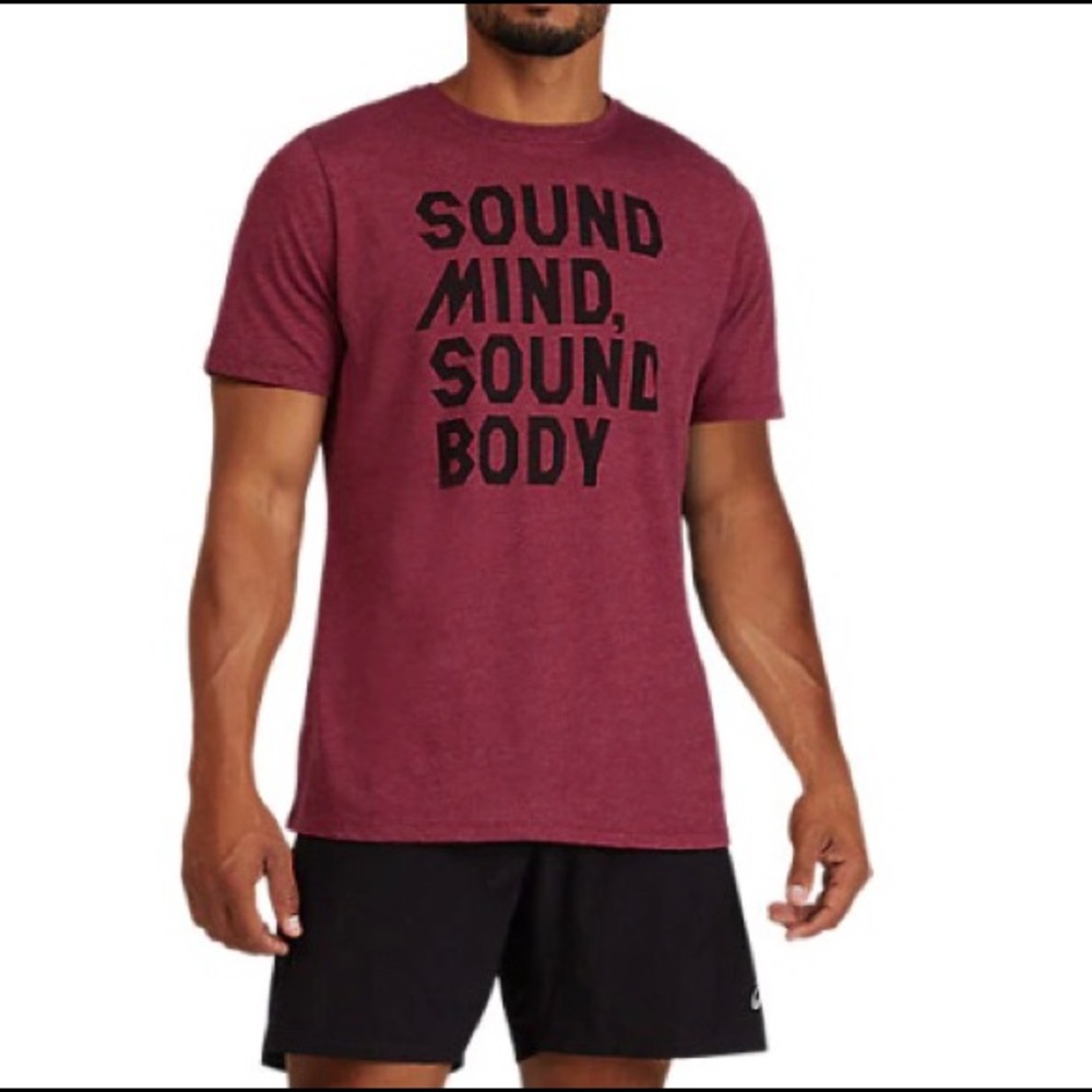 Ascis tshirt SOUND MIND SOUND BODY Mediun Size